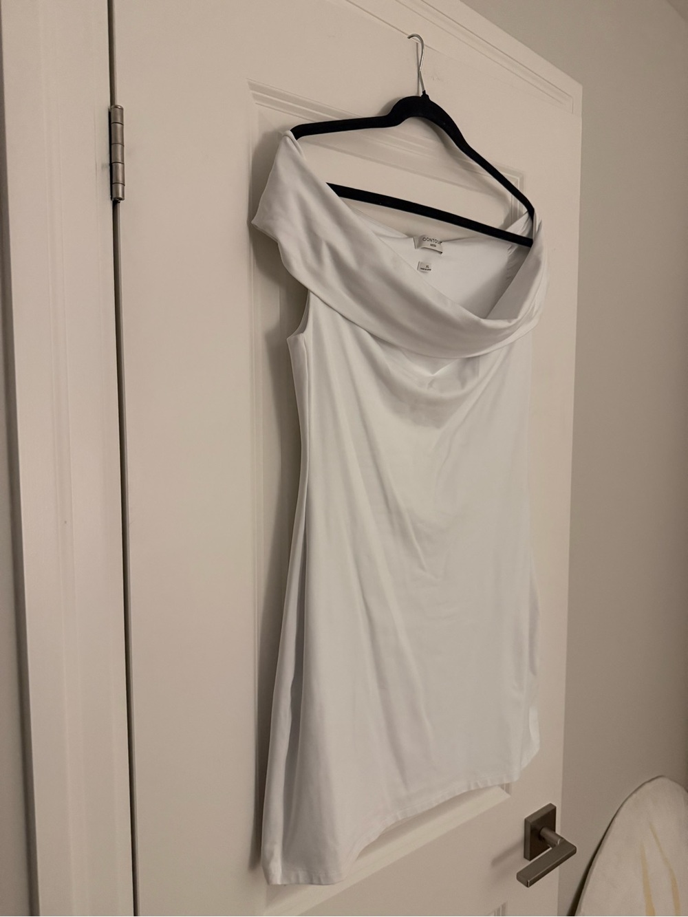 Aritzia Off the Shoulder White Dress